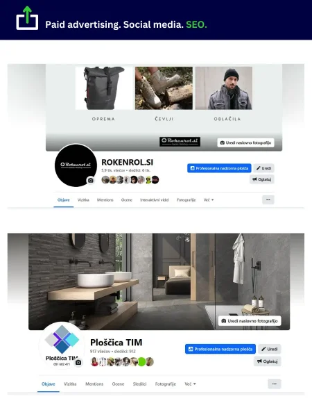 Paid advertising. Social media. SEO.(6)